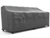 KHOMO GEAR 76 in. W x 32.5 in. H x 33 in. D Medium Gray Outdoor Loveseat Furniture Cover - Thumbnail 1