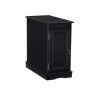Powell Company Butte 24 in. Black Rectangle Wood End Table with USB - Thumbnail 1