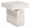 ZUO Kiel 20.1 in. W White 22.0 in. H Square Mango Wood End Table - Thumbnail 1