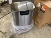 Qualiazero 13 Gal. Stainless Steel Kitchen Trashcan, Step-on - Thumbnail 6