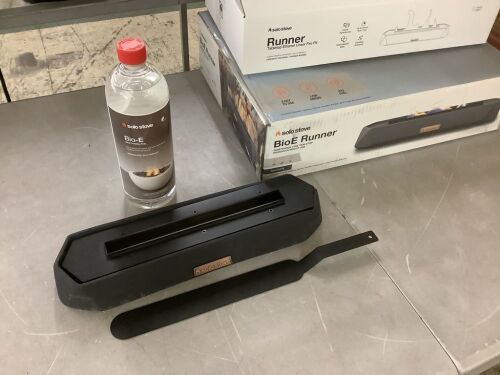 Solo Stove Runner 15 in. Tabletop Bioethanol Fire Bowl-Graphite - Damaged Corner - Lot 342JF