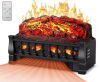 R.W.FLAME 21 in. Freestanding Electric Fireplace Set with Remote and Overheat Protection in Black - Thumbnail 1
