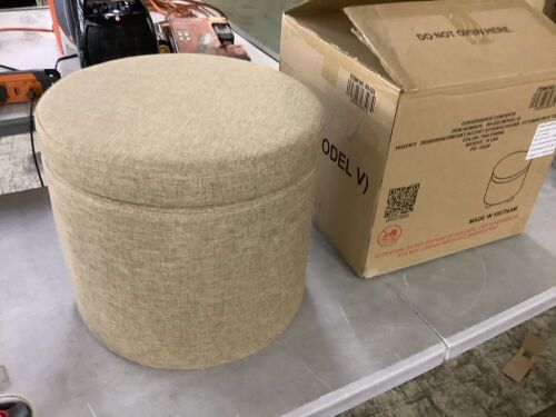 Convenience Concepts Accent Storage Ottoman - Lot 444JF