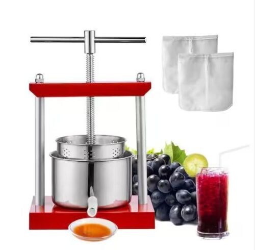 VEVOR Manual Fruit Press with 2 Barrels - Lot 532JF