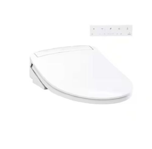 TOTO KS6 Washlet Electric Heated Bidet Seat for Elongated Toilet in Cotton White - Lot 40JF