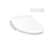 TOTO KS6 Washlet Electric Heated Bidet Seat for Elongated Toilet in Cotton White - Thumbnail 1