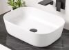 Eridanus Salerno 18 in. x 13 in. Crisp White Vitreous China Rectangular Bathroom Vessel Sink - Thumbnail 1