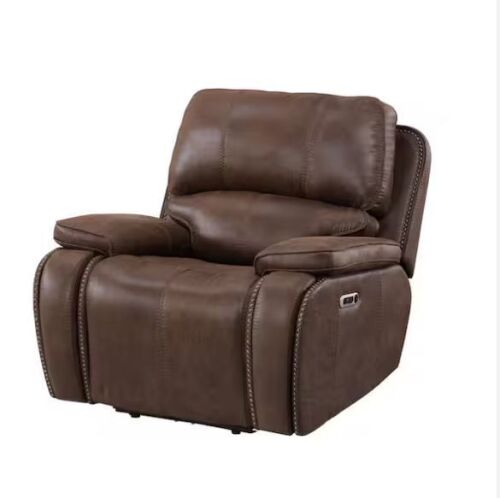Picket House Furnishings Grover Heritage Brown Standard Recliner with Power Head - Lot 5JF