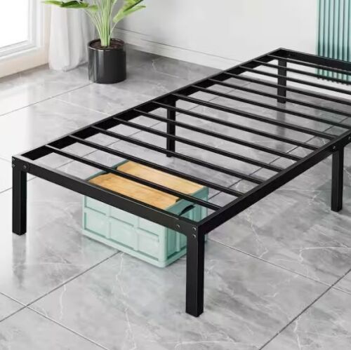 Metal Platform Bed Frame, Twin - Lot 112JF