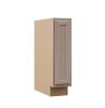 Hampton Bay Recessed Panel 9 in. W x 24 in. D x 34.5 in. H Assembled Base Cabinet in Unfinished - Thumbnail 1