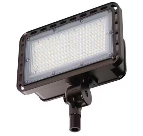 Feit Electric 4000/6000/8000 Lumen Select Integrated LED Selectable 5CCT Bronze Dusk to Dawn Commercial Ground/Wall Flood Light - Lot 727JF