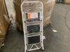 3-Step Portable Folding Step Ladder w/ Non-Slip Feet, 330lb Capacity - Thumbnail 2