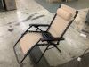 Folding Zero Gravity Recliner Patio Lounge Chair w/ Canopy, Side Tray - Thumbnail 2