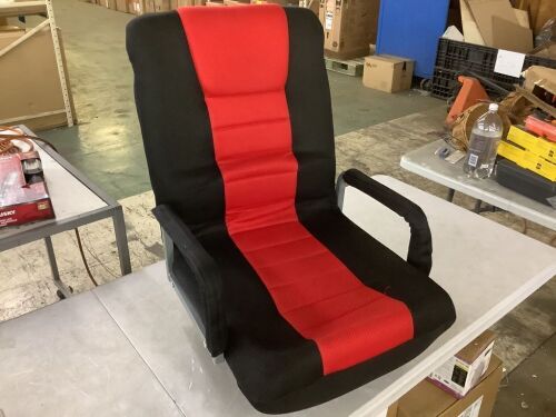 Gaming Floor Chair w/ 360-Degree Swivel, Armrest, Adjustable Backrest - Lot 613