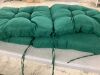 Lot of (2) Outdoor Chair Cushions 42" x 21" - Thumbnail 2