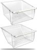 Fridge Crisper Drawers for Kenmore, Whirlpool Fridges, 2 Pack - Thumbnail 1