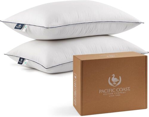 Pacific Coast Goose Feather and Down Pillows Queen Size, Set of 2 - Lot 282