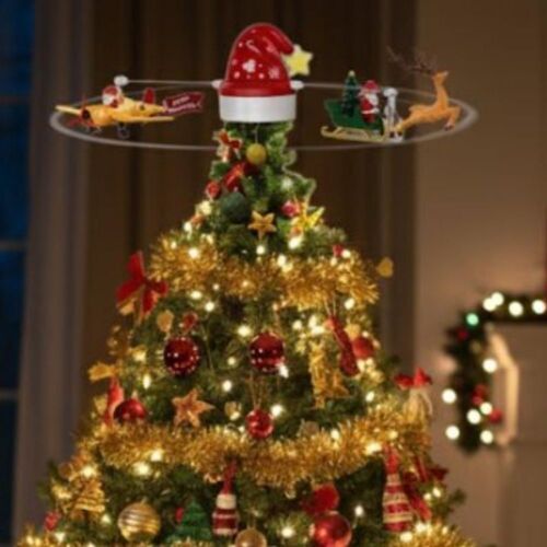 Rotating Christmas Tree Topper - Lot 188