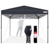 One-Person Setup Instant Pop Up Canopy w/ Case, 4 Weight Bags - 10x10ft - Thumbnail 1