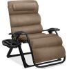 Oversized Zero Gravity Chair, Folding Outdoor Recliner w/ Removable Cushion - Thumbnail 1