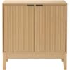 2-Door Reeded Storage Cabinet, Accent Furniture, Sideboard - Thumbnail 1