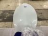Padded Elevated Toilet Seat with Handles, 5 Inch Height - Thumbnail 7