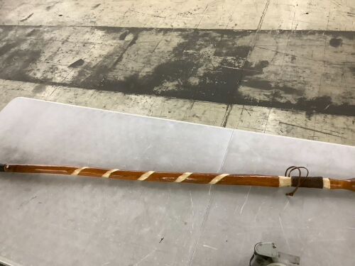 Carved Wooden Walking Stick - Lot 795