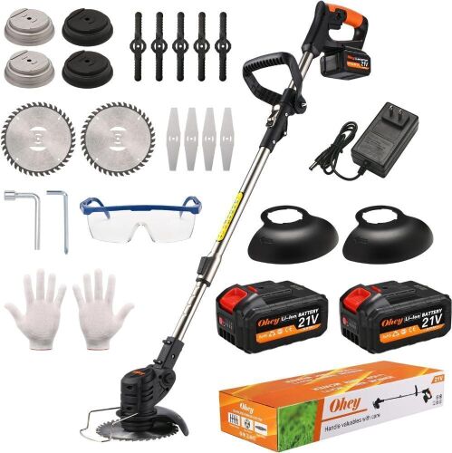 Ohey Cordless Electric Weed Wacker - Lot 510