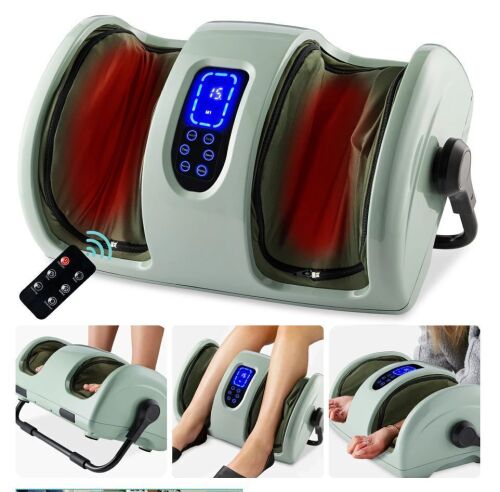 Reflexology Shiatsu Foot Massager w/ High-Intensity Rollers, Remote Control - Lot 200