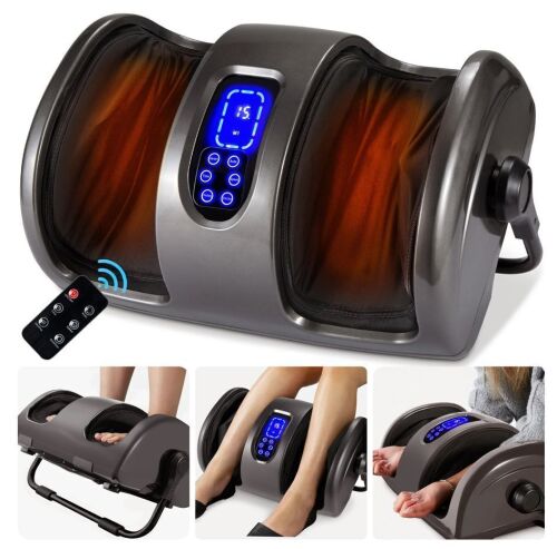 Reflexology Shiatsu Foot Massager w/ High-Intensity Rollers, Remote Control - Lot 201