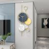 Large Wall Clocks for Living Room Decor Big Modern Wall Clock Battery Operated Silent Non-Ticking for Bedroom Office Kitchen Home Decoration Gold Metal Unique Wall Watch Clock - Thumbnail 1