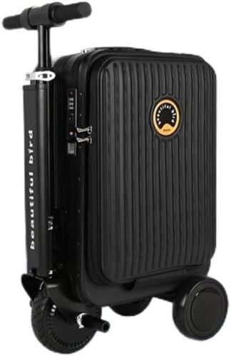 Rideable Smart Suitcase 20” Carry-On Electric Luggage with Battery, Luggage with Forward/Reverse, USB & Lock - Lot 1674