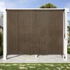 KANAGAWA 8'(W) x8'(H) Mocha Outdoor Roller Shade - Cordless Exterior Roll Up Sun Shade for Patio, Pergola, Front Porch, Gazebo - Outdoor Blinds Screens for Patio - Thumbnail 1