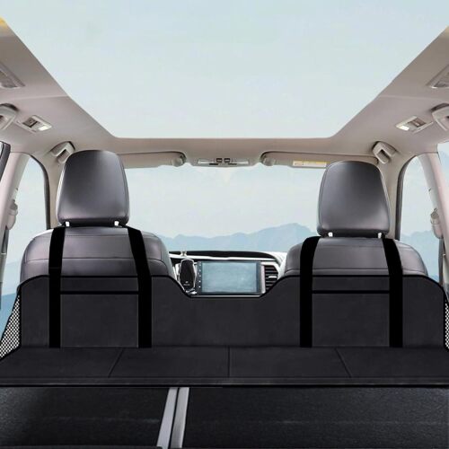 Non-Inflatable Car Mattress Back Seat Bed Extender Portable Folding Camping Travel for Sleeping (Black) - Lot 1775