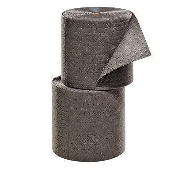 PIG Absorbent Mat Roll - 2 Heavyweight Mat Rolls - 15" x 150' - 20-Gallon Absorbency per Roll - MAT220 - Lot 1719