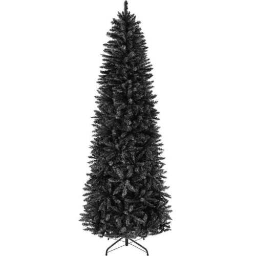 Black Artificial Pencil Holiday Christmas Tree 6ft - Lot 1828