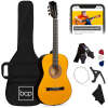 Beginner Acoustic Guitar Set w/ Case, Strap, Extra Strings - 38in - Thumbnail 1
