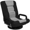 Gaming Floor Chair w/ 360-Degree Swivel, Armrest, Adjustable Backrest - Thumbnail 1