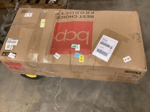 Set of 2 Outdoor Acacia Wood Bar Stools Chairs w/ Weather-Resistant Cushions - Lot 1089