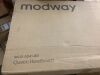 MODWAY Lily Beige Queen Upholstered Fabric Headboard - Thumbnail 3