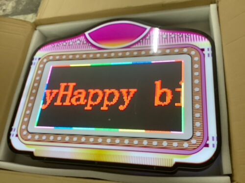 LED Bottle Service Sign - Screen is Scratched - Lot 151