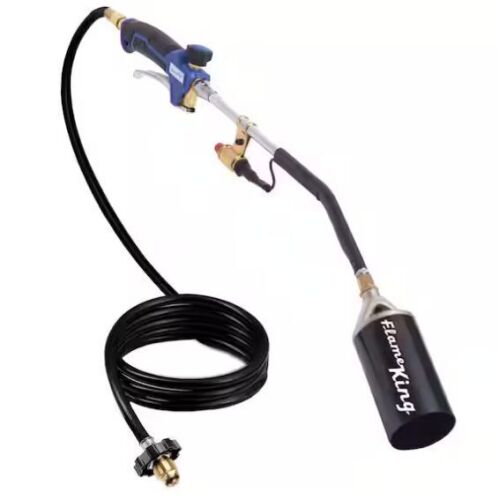 Flame King 340,000 BTU Propane Torch Self Igniting with Turbo Blast Trigger and Flow Valve - Lot 234JF