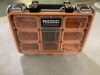 RIDGID Pro Gear System Gen 2.0 Stackable Durable Compact Power Tool Box With Secure Hang Mounts & Heavy Duty Impact Resistant Multi-section Tool and Small Parts Organizer With Transparent Lid - Thumbnail 7