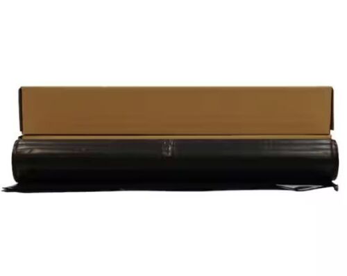 Husky 10 ft. x 100 ft. Black 4 mil Plastic Sheeting - Lot 238JF