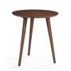 Noble House Evie Natural Walnut End Table - Thumbnail 1