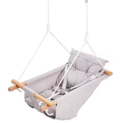 Kids Canvas Hammock Swing, 150 lbs. Capacity, 5-Point Harness - Lot 331JF