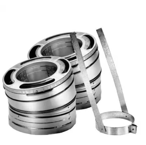 DuraVent DuraPlus All-Fuel Chimney 6in. Diameter 30 Degree Elbow Kit - Lot 332JF