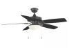 Hampton Bay Gazebo III 52 in. Indoor/Outdoor Wet Rated Natural Iron Ceiling Fan with LED Bulbs Included - Thumbnail 1