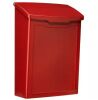 Architectural Mailboxes Marina Red Small Steel Wall Mount Mailbox - Thumbnail 1