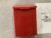 Architectural Mailboxes Marina Red Small Steel Wall Mount Mailbox - Thumbnail 3